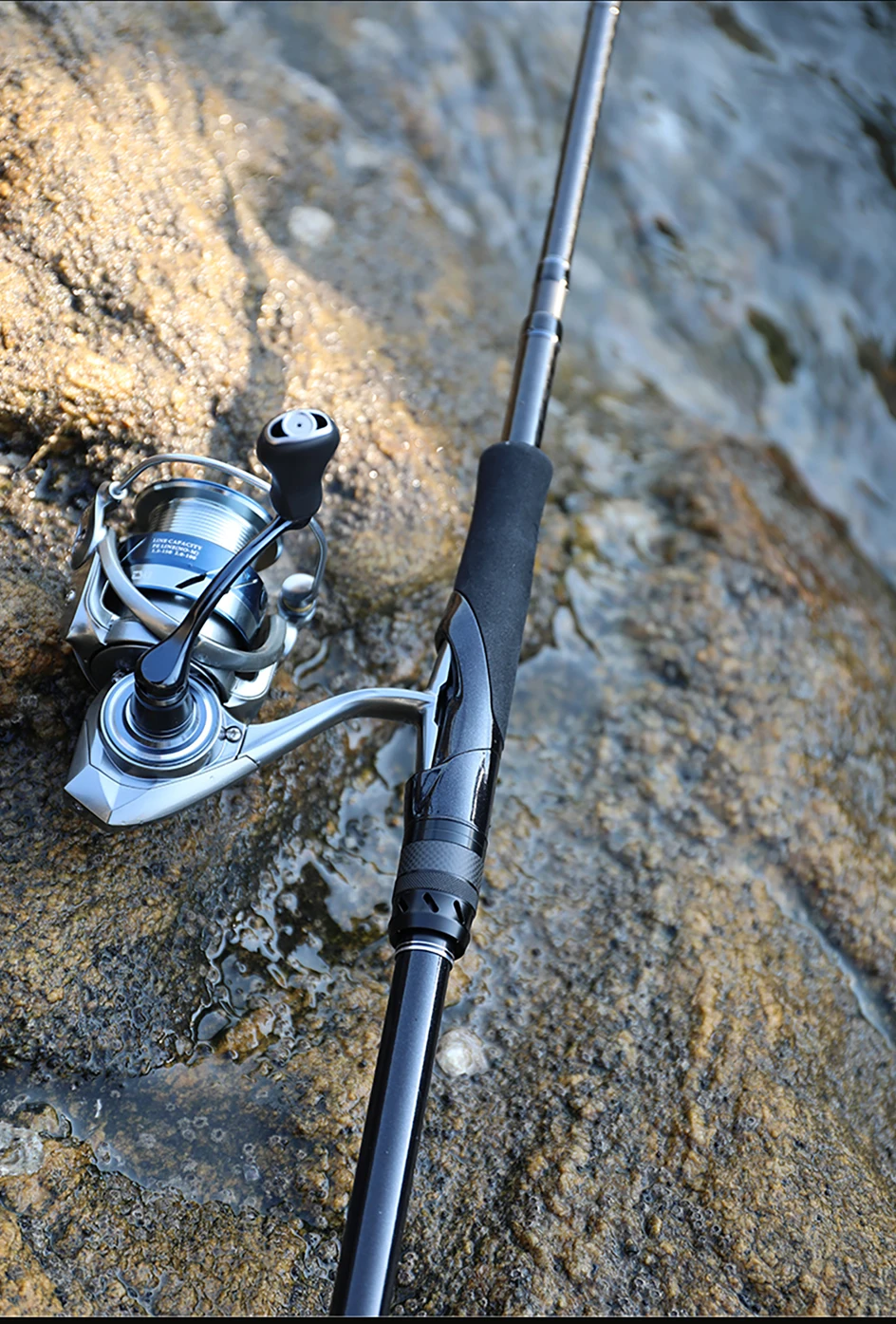TSURINOYA LURE VALLEY Travel Rod 5 Section Expedition Fishing Rod 1.98m 2.08m 2.28m 2.44m 2.7m FUJI Guide Spinning Casting Rod