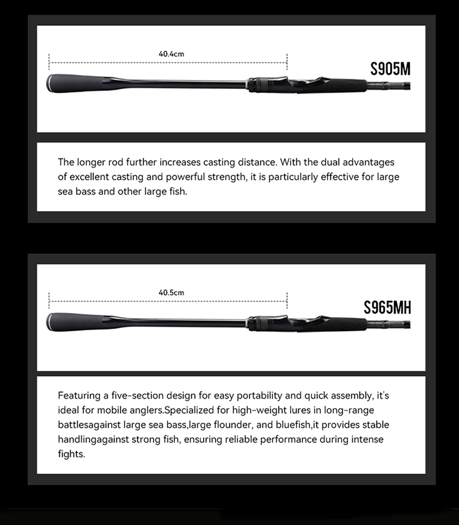TSURINOYA LURE VALLEY Travel Rod 5 Section Expedition Fishing Rod 1.98m 2.08m 2.28m 2.44m 2.7m FUJI Guide Spinning Casting Rod