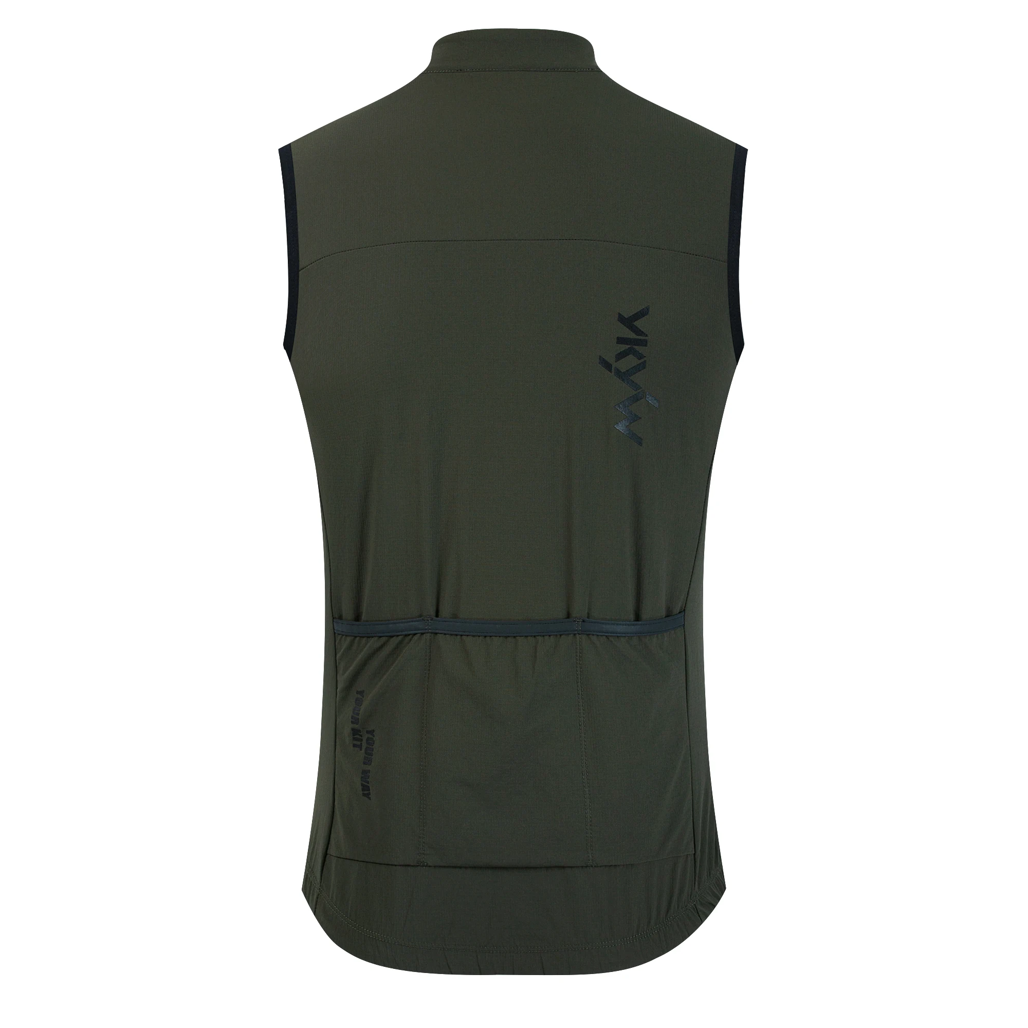 YKYWBIKE Men Cycling Gelit Thermal Fleece Bicycle Windbreaker Sleeveless Bike Vest Windproof Waterproof Cycling