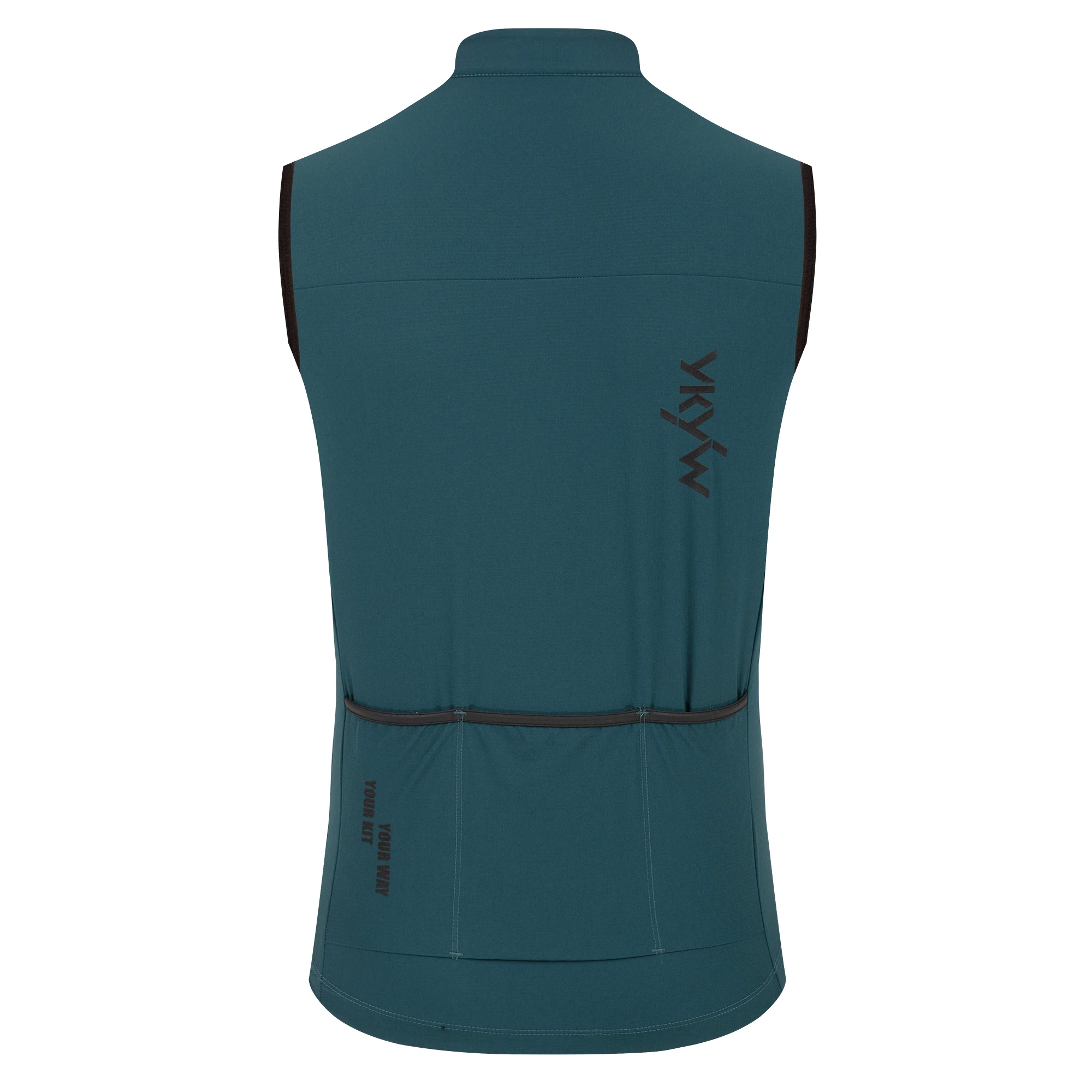 YKYWBIKE Men Cycling Gelit Thermal Fleece Bicycle Windbreaker Sleeveless Bike Vest Windproof Waterproof Cycling