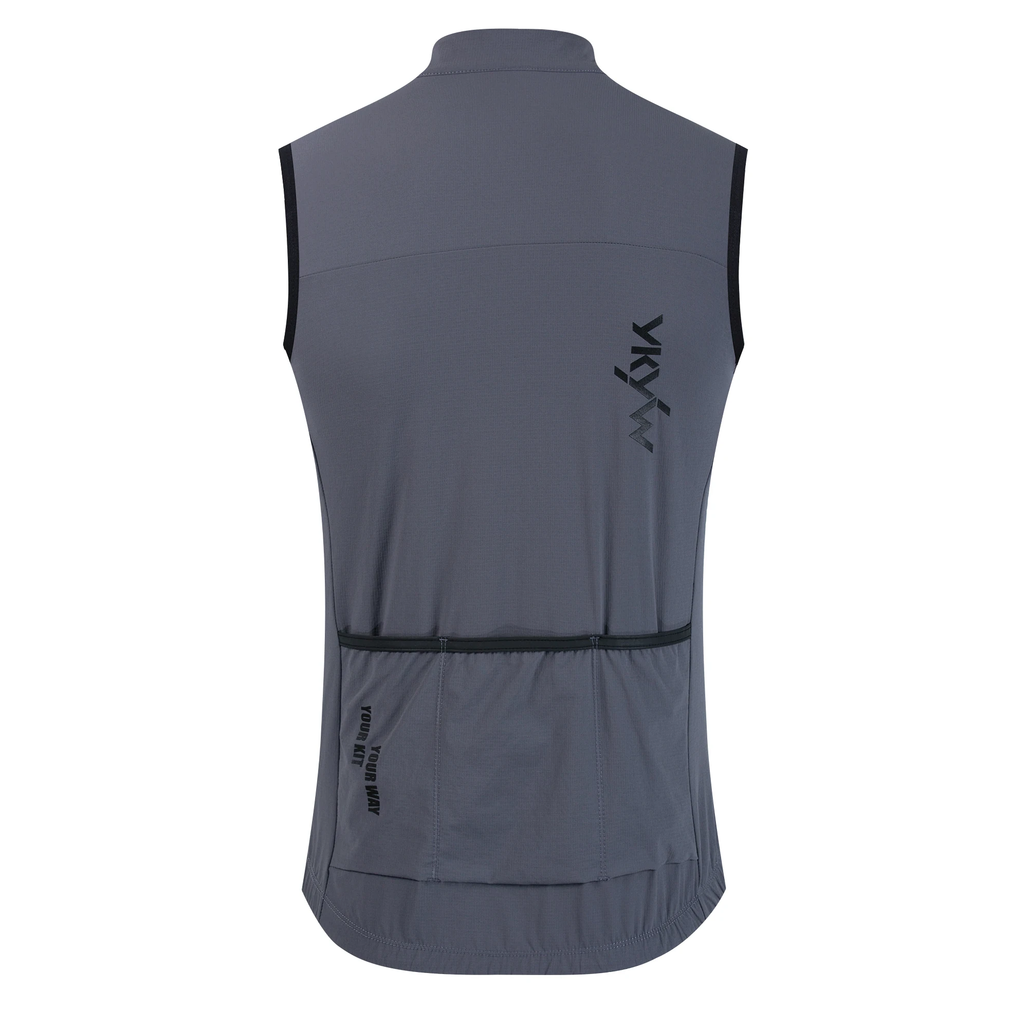 YKYWBIKE Men Cycling Gelit Thermal Fleece Bicycle Windbreaker Sleeveless Bike Vest Windproof Waterproof Cycling