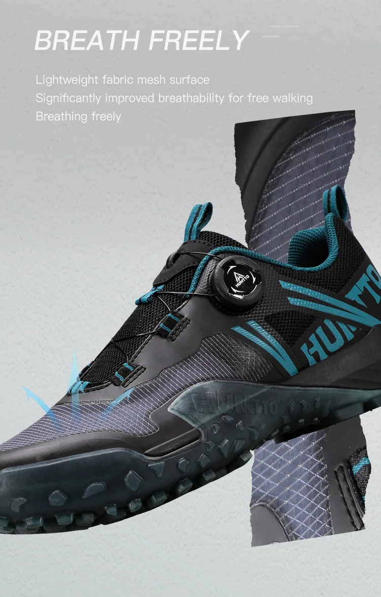 HUMTTO Breathable Hiking Boots Luxury Designer Trail Men's Sneakers Anti-slip Sports Shoes for Men Outdoor Trekking Sneaker Man