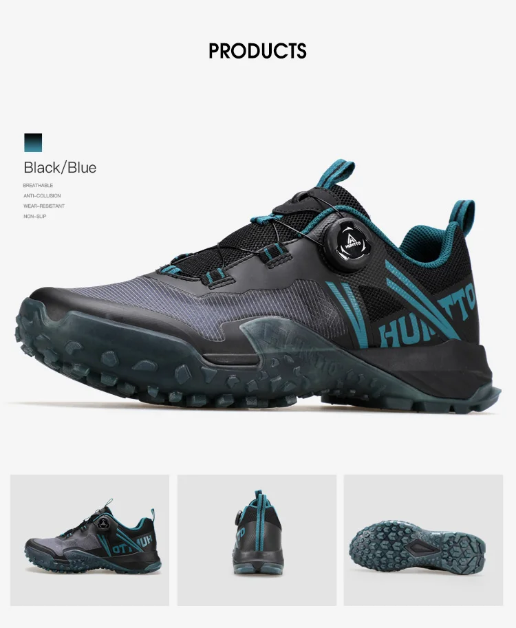 HUMTTO Breathable Hiking Boots Luxury Designer Trail Men's Sneakers Anti-slip Sports Shoes for Men Outdoor Trekking Sneaker Man