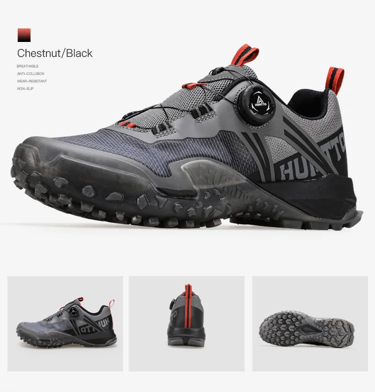HUMTTO Breathable Hiking Boots Luxury Designer Trail Men's Sneakers Anti-slip Sports Shoes for Men Outdoor Trekking Sneaker Man