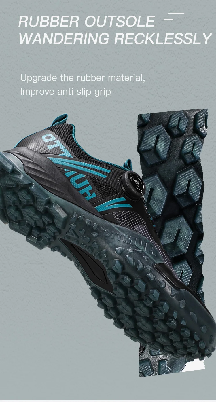 HUMTTO Breathable Hiking Boots Luxury Designer Trail Men's Sneakers Anti-slip Sports Shoes for Men Outdoor Trekking Sneaker Man