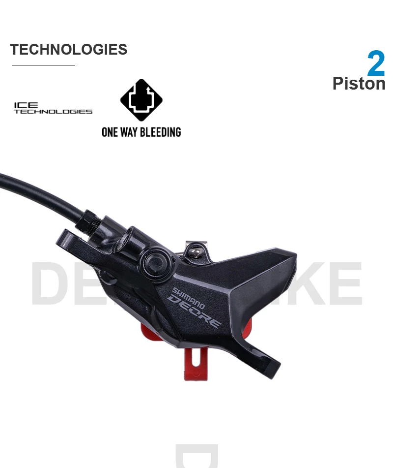 SHIMANO DEORE M6100 M6120 Hydraulic Disc Brake BL-M6100 Brake Lever BR-M6100 or M6120 Brake Caliper Parts