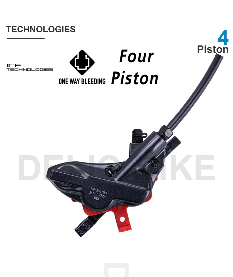 SHIMANO DEORE M6100 M6120 Hydraulic Disc Brake BL-M6100 Brake Lever BR-M6100 or M6120 Brake Caliper Parts