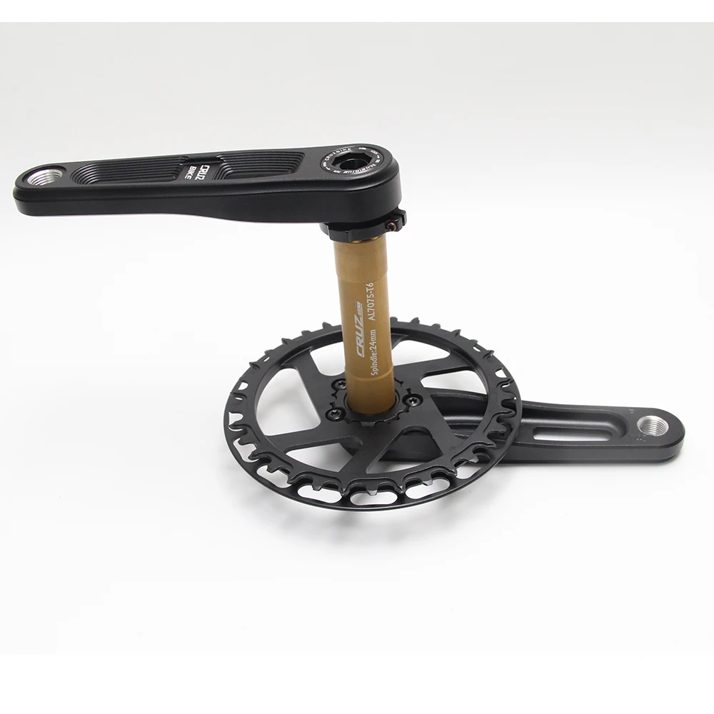 CRUZbike Children's Folding Bike Crankset Ultralight 127/140/150mm Hollow Tech Crank Aluminum Alloy Bicycle Parts Accessories