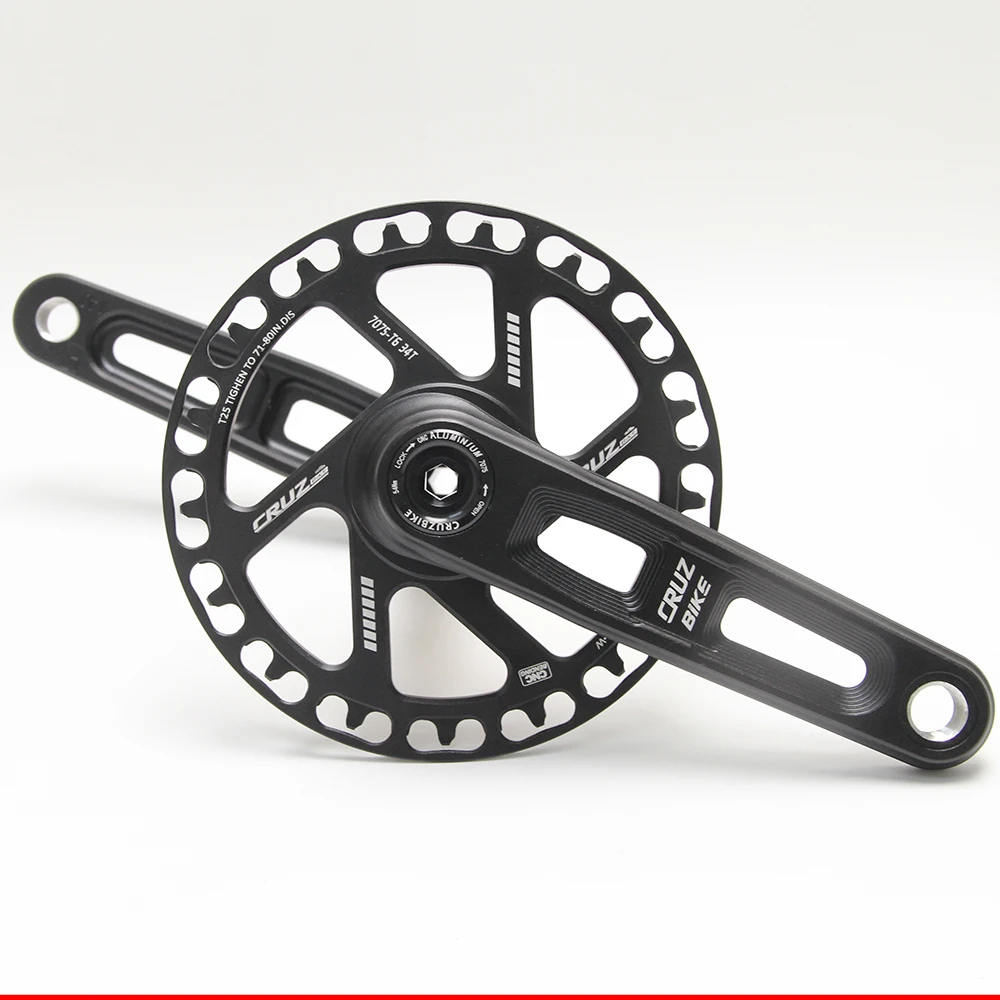 CRUZbike Children's Folding Bike Crankset Ultralight 127/140/150mm Hollow Tech Crank Aluminum Alloy Bicycle Parts Accessories