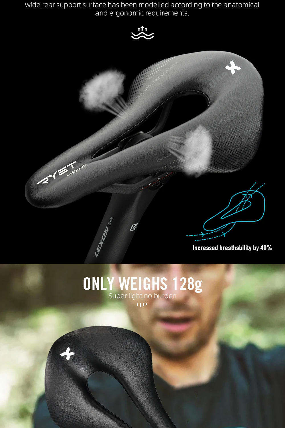 RYET Carbon Bike Saddle Ultralight Leather Road Bike MTB Racing Pu Soft Seat Cushion Bicycle OVAL RAIL7*9 Seating Cycling Parts