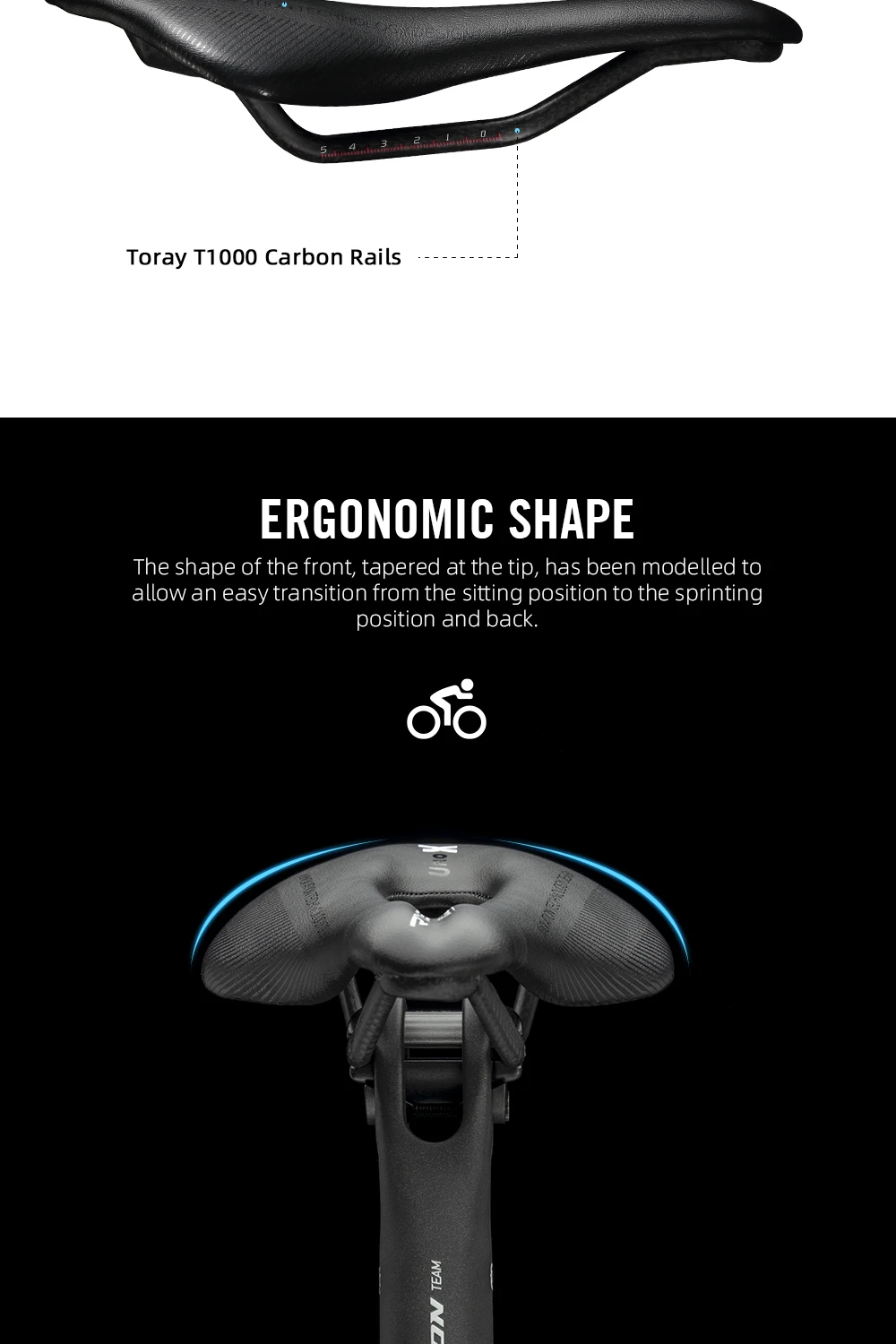 RYET Carbon Bike Saddle Ultralight Leather Road Bike MTB Racing Pu Soft Seat Cushion Bicycle OVAL RAIL7*9 Seating Cycling Parts