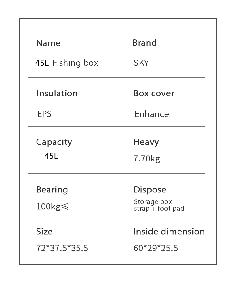 ZYZHE 45L Fishing Tackle Box Large Capacity Telescopic Drawbar Design with Wheel Keep Temperature Fishing Tackle Storage Case