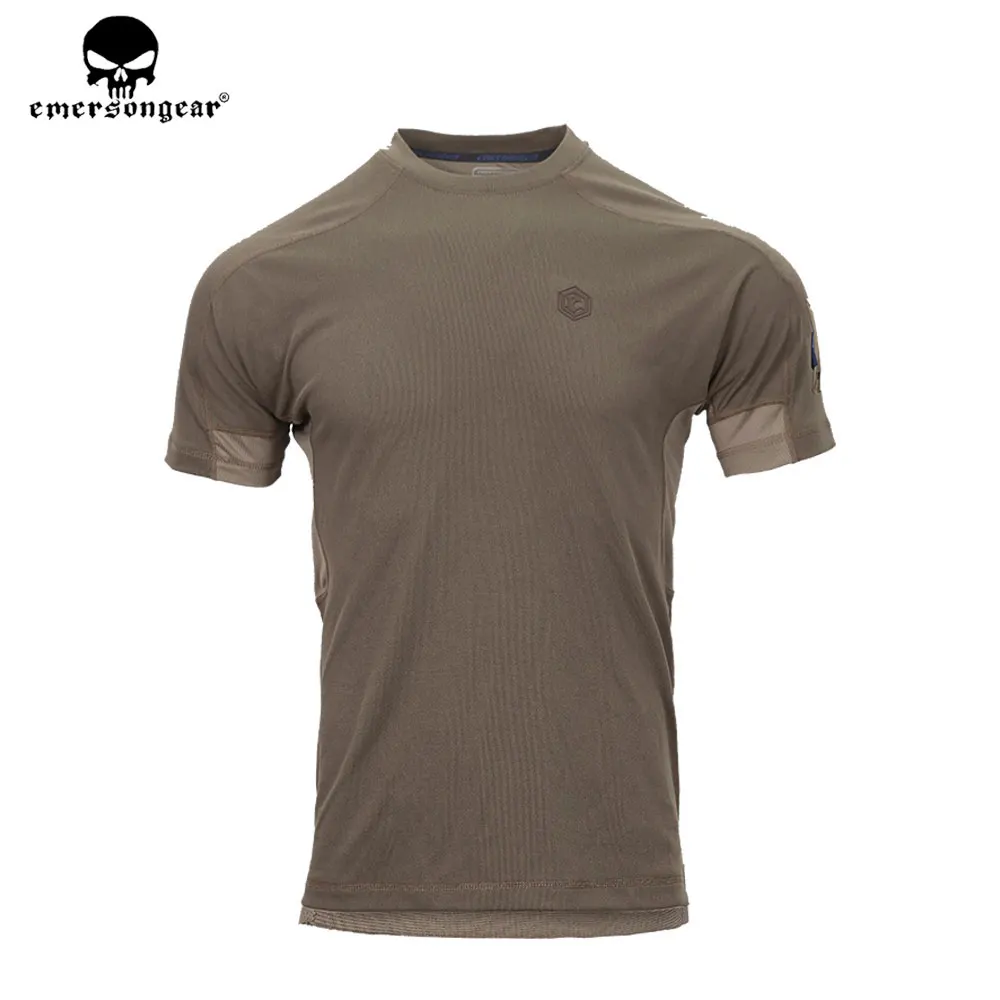 Emersongear Blue Label Tactical Short Sleeve Mandrill Functional Shirts Outdoor Daily Sports T-shirt Combat Fitness EMB9588