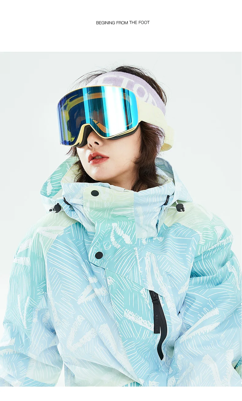 VECTOR Ski Goggles Snowboard Anti-fog and Anti-ultraviolet Poc Men Women Skiing Eyewear UV400 Snow Protection Glasses Double