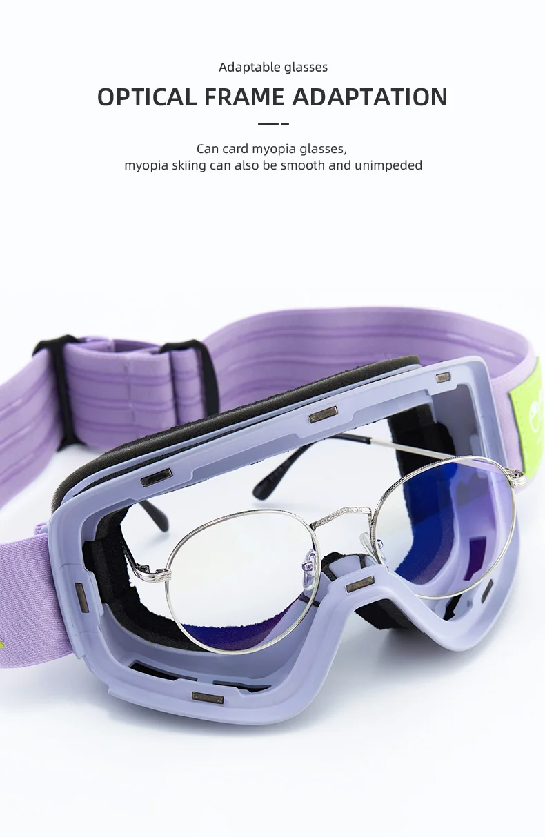 VECTOR Ski Goggles Snowboard Anti-fog and Anti-ultraviolet Poc Men Women Skiing Eyewear UV400 Snow Protection Glasses Double