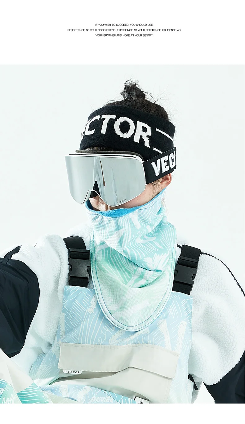 VECTOR Ski Goggles Snowboard Anti-fog and Anti-ultraviolet Poc Men Women Skiing Eyewear UV400 Snow Protection Glasses Double