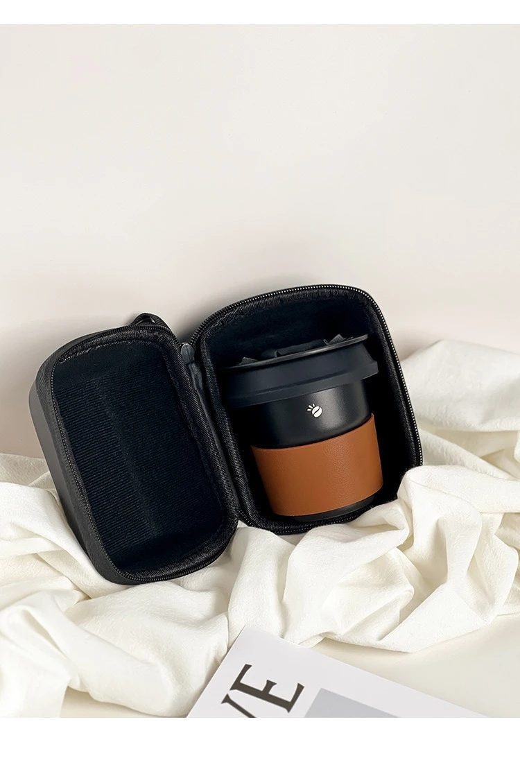 Travel Handmade Coffee Set Outdoor Car Camping Portable Cake Filter Cup Silicone Filter Cup Entry Combination Coffee Maker Sets