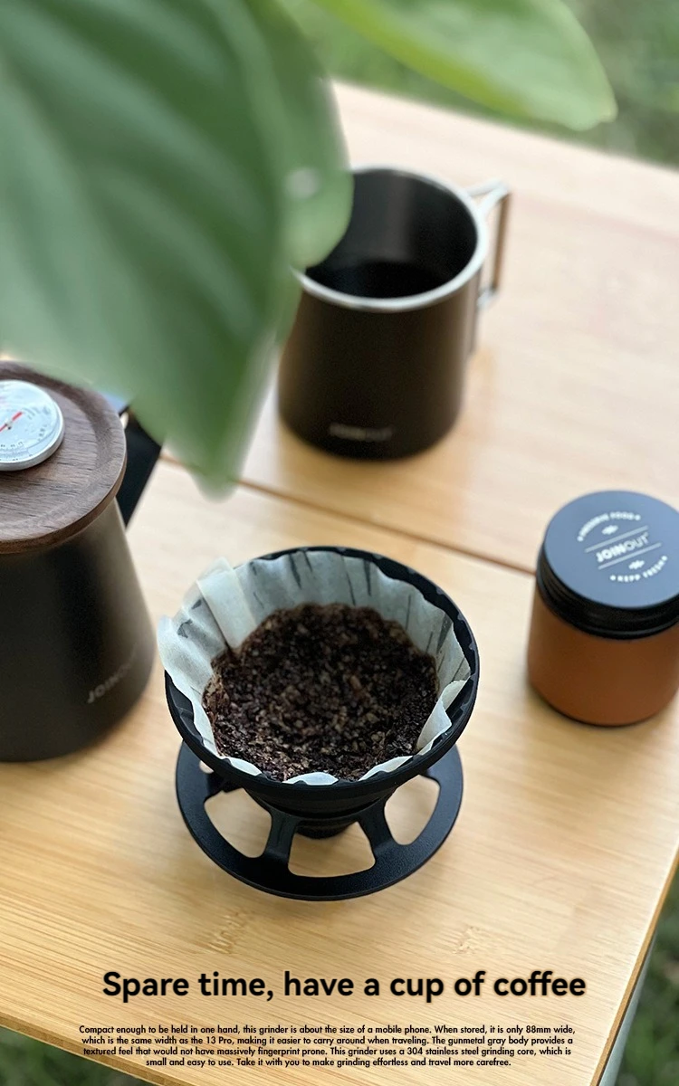 Travel Handmade Coffee Set Outdoor Car Camping Portable Cake Filter Cup Silicone Filter Cup Entry Combination Coffee Maker Sets