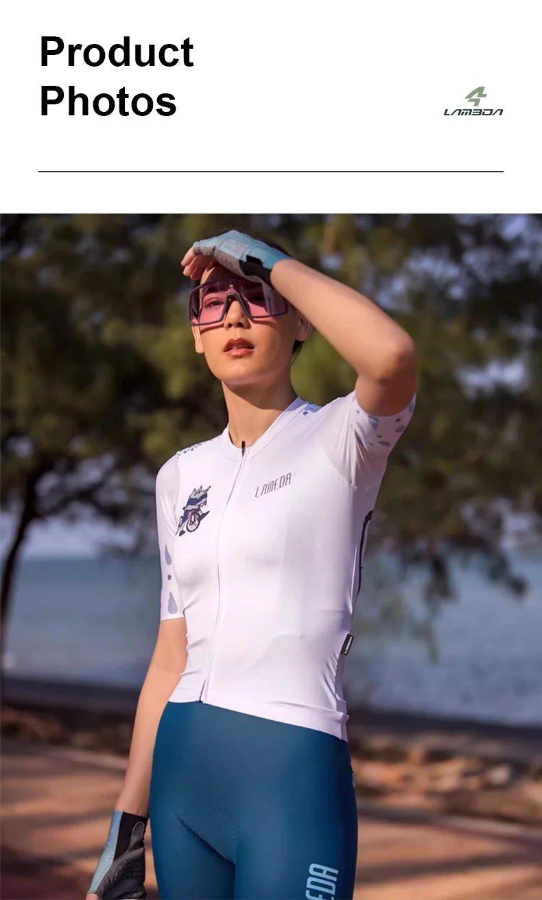 LAMEDA Summer Women Cycling Bib Shorts 3D Padded MTB Bicycle Shorts with Shoulder Straps Bike Biking Bib Shorts Pants Quick-Dry