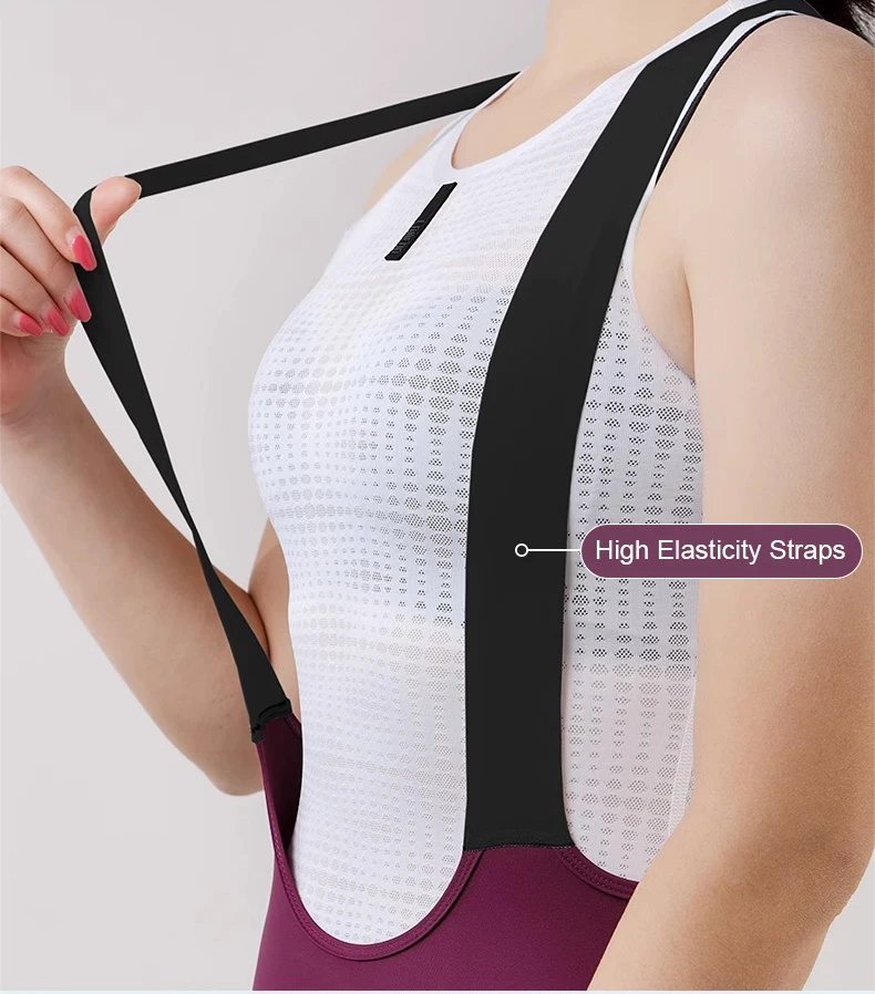 LAMEDA Summer Women Cycling Bib Shorts 3D Padded MTB Bicycle Shorts with Shoulder Straps Bike Biking Bib Shorts Pants Quick-Dry