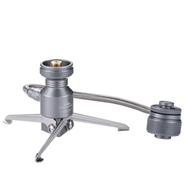 CPAMINGMOON Camping Outdoor Adventure Z23-OD Rocket Furnace Support Three Pin Adapter Flat Gas Furnace Head Bracket