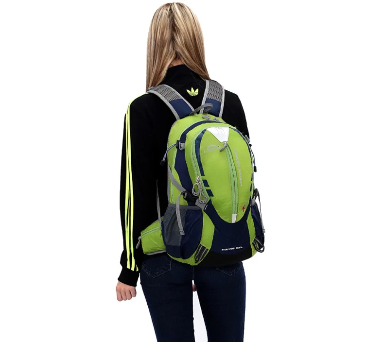 INOXTO 25L Mountaineering Hydrating Backpack Women Cycling Trail Running Backpack Men Marathon Hiking Rucksack 2L Water Bottle