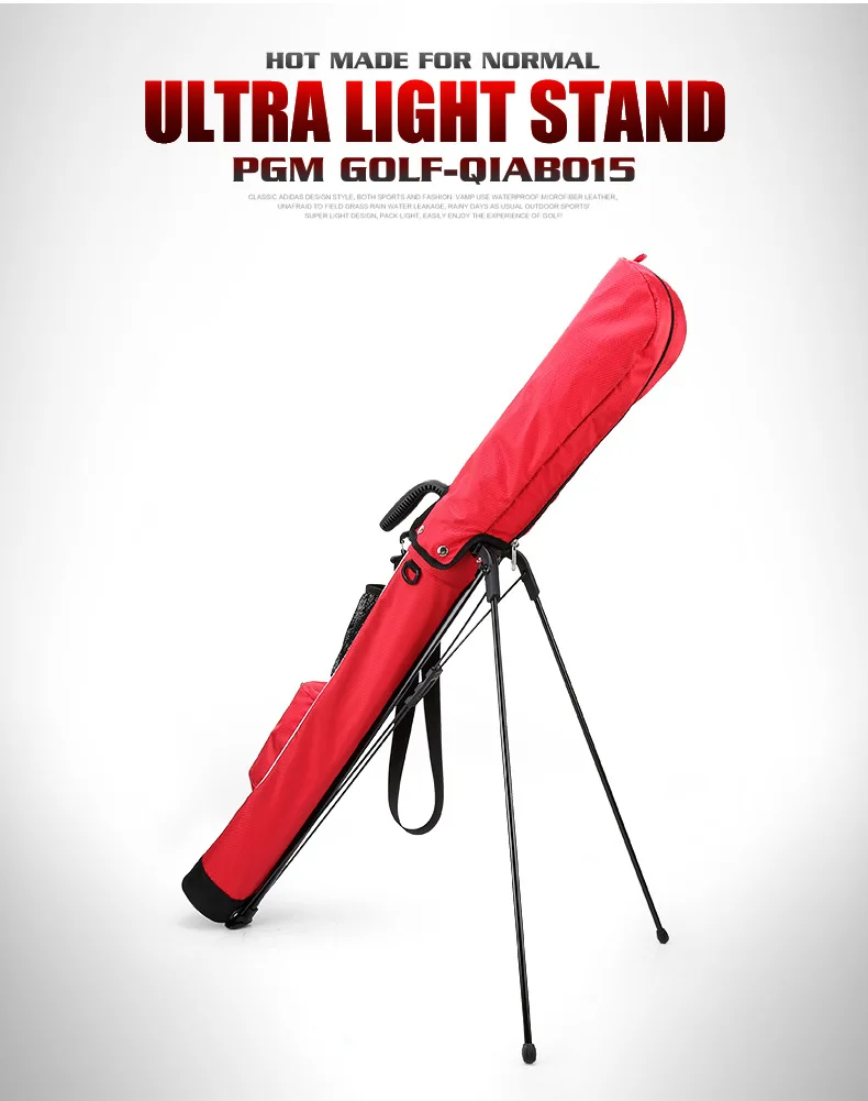 PGM Ultra-light Golf Bags Male and Female Lightweight and Portable Bracket Bag QIAB015
