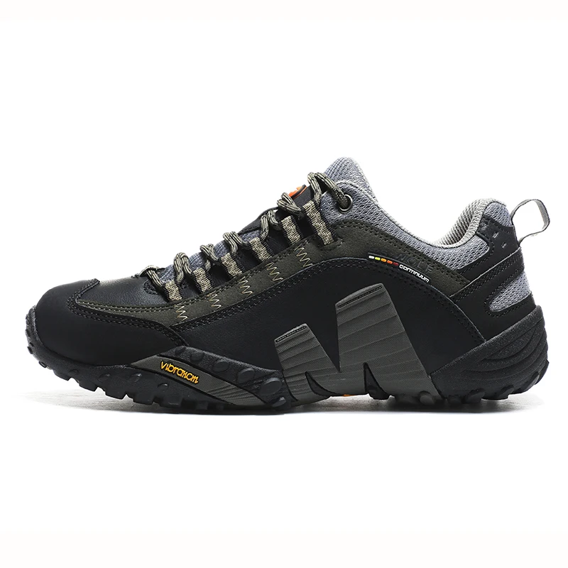 Outdoor Lover Trekking Shoes Men Waterproof Hiking Shoes Mountain Boots Genuine Leather Woodland Hunting Tactical Shoes