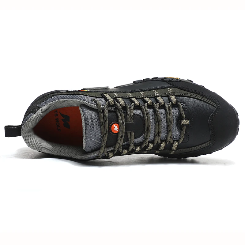 Outdoor Lover Trekking Shoes Men Waterproof Hiking Shoes Mountain Boots Genuine Leather Woodland Hunting Tactical Shoes