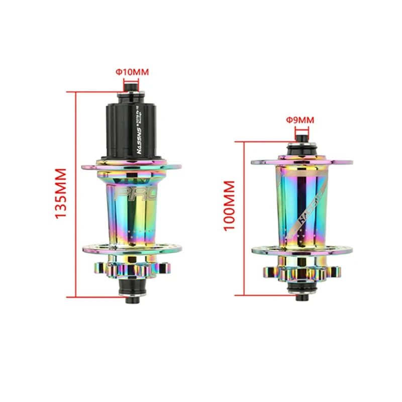 HASSNS PRO7 MTB 36H Hub 32 36 Holes Bearing Bike Freehub Rear Hub Quick Release 32H Four Palin 7 8 9 10 11 12 Speed 6 Pawl Hubs