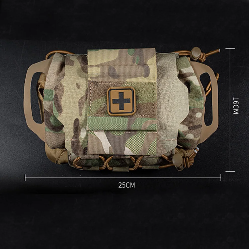 VULPO Medical Pouch IFAK Pouch Tactical Molle Pouch Outdoor First Aid Kits Bag Survival Kit Hunting Bag