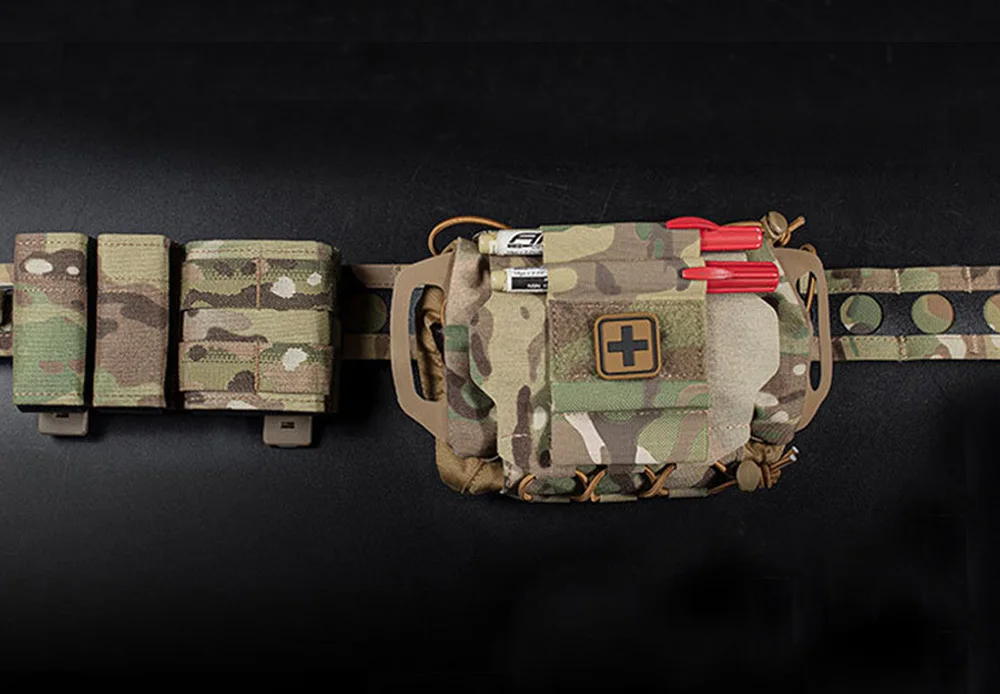 VULPO Medical Pouch IFAK Pouch Tactical Molle Pouch Outdoor First Aid Kits Bag Survival Kit Hunting Bag