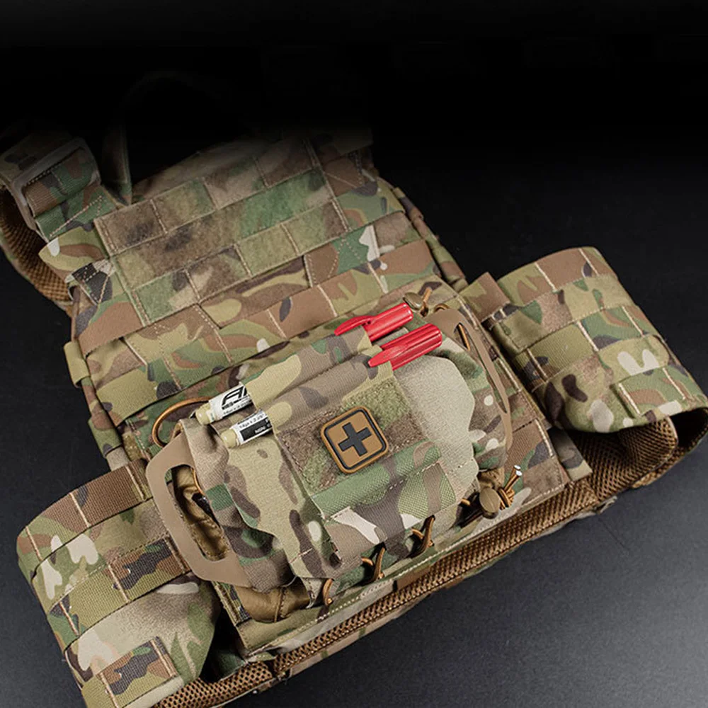 VULPO Medical Pouch IFAK Pouch Tactical Molle Pouch Outdoor First Aid Kits Bag Survival Kit Hunting Bag