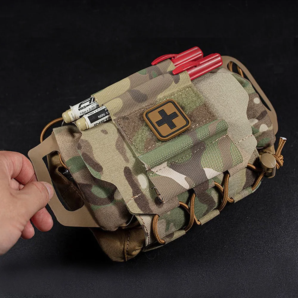 VULPO Medical Pouch IFAK Pouch Tactical Molle Pouch Outdoor First Aid Kits Bag Survival Kit Hunting Bag