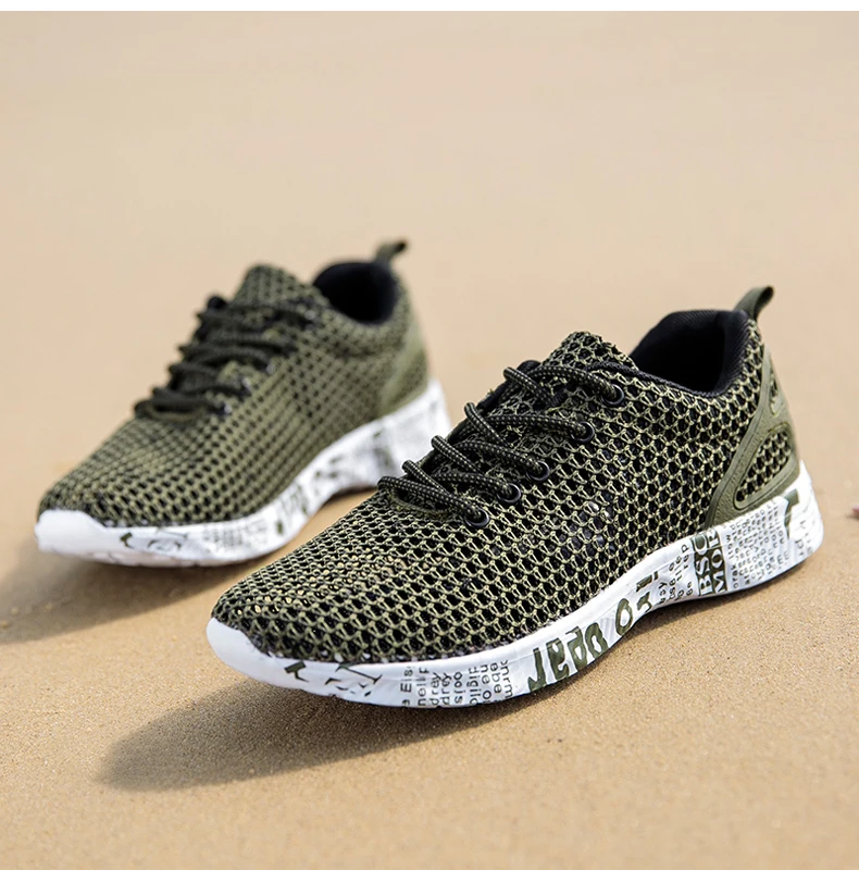 Men Women Barefoot Beach Shoes Water Wading Shoes For Fishing Swimming Aqua Mesh Sneakers Quick-Drying