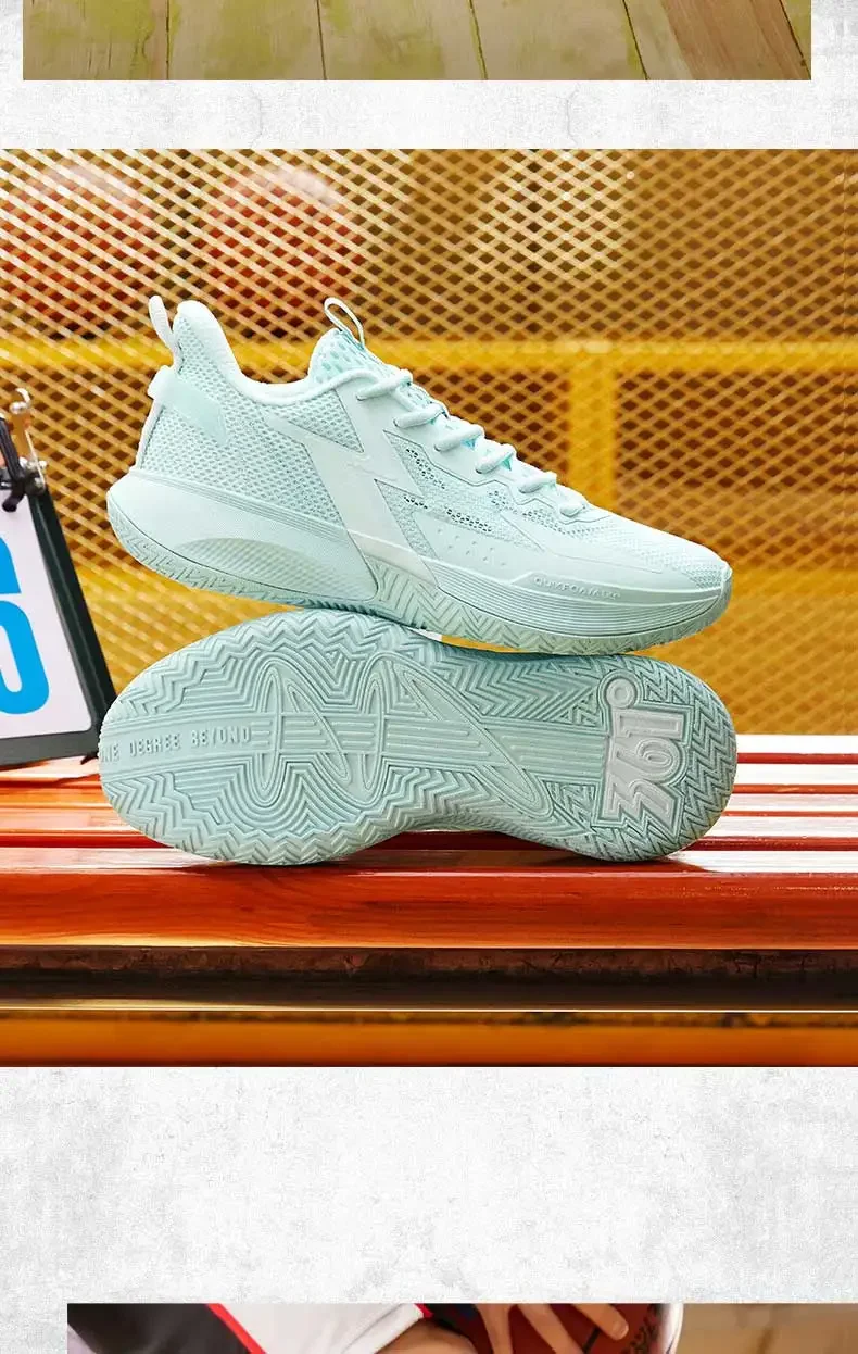 361 Degrees BIG3 Team SE Men Basketball Shoes Wear-Resistant Non-Slip Breathable Practical Training Male Sneaker 672411123