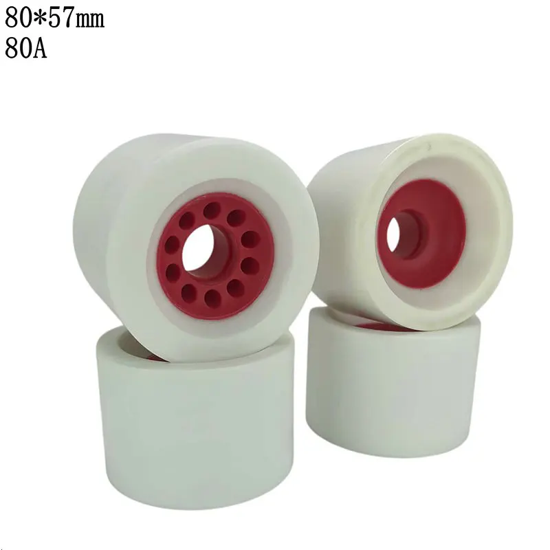 Skateboard Wheel Road Sports Wear-resistant PU Big Wheel Long Board Land Punch Plate Electric Plate Wheel 80mm