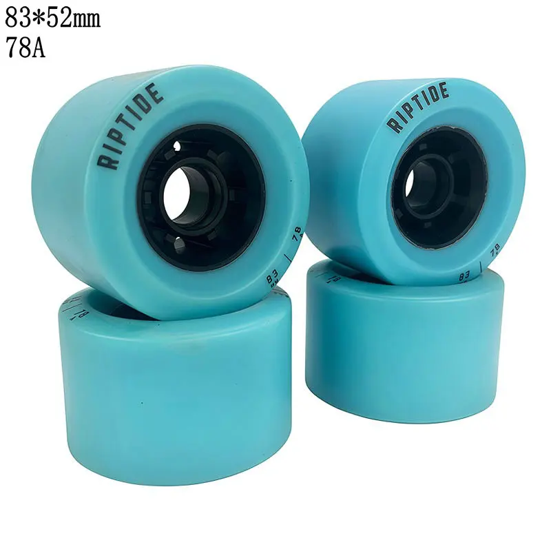 Skateboard Wheel Road Sports Wear-resistant PU Big Wheel Long Board Land Punch Plate Electric Plate Wheel 80mm
