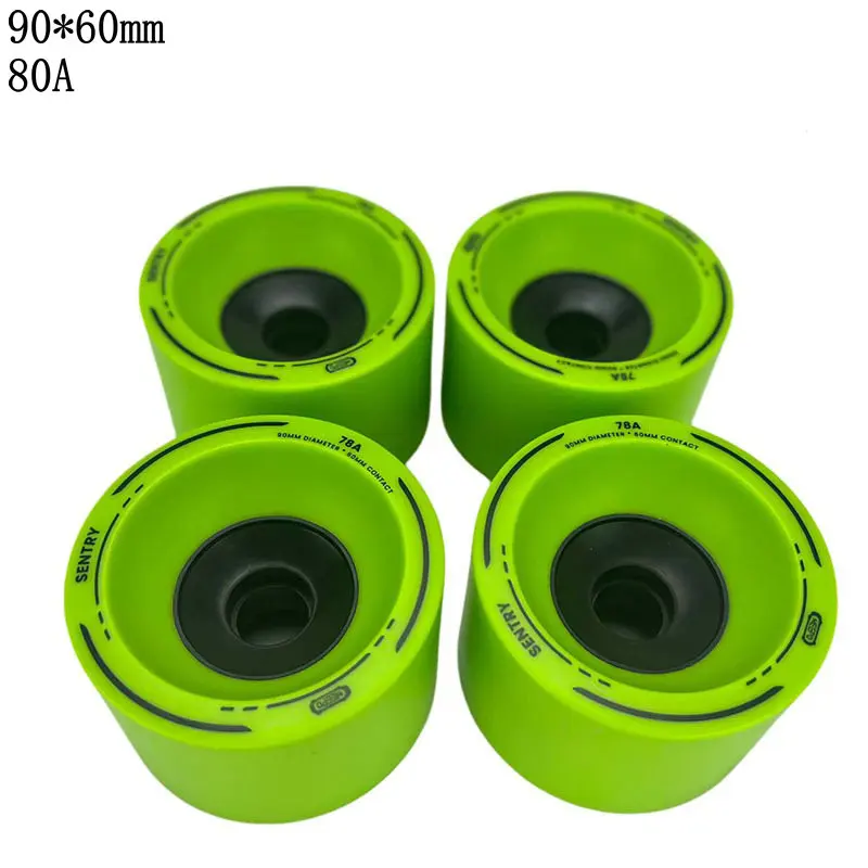 Skateboard Wheel Road Sports Wear-resistant PU Big Wheel Long Board Land Punch Plate Electric Plate Wheel 80mm