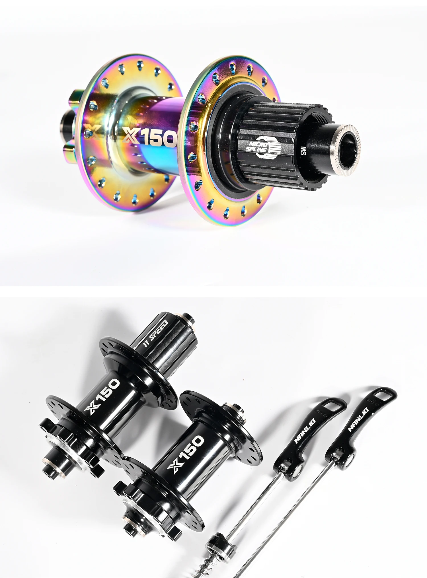 Nanlio X150 Bicycle Hub 6-Pawl 150T Click 28 32 36 Hole 8-12 Speed Loud Sound Hub For 26 27.5 29 Inches Superior to PRO7 TH390