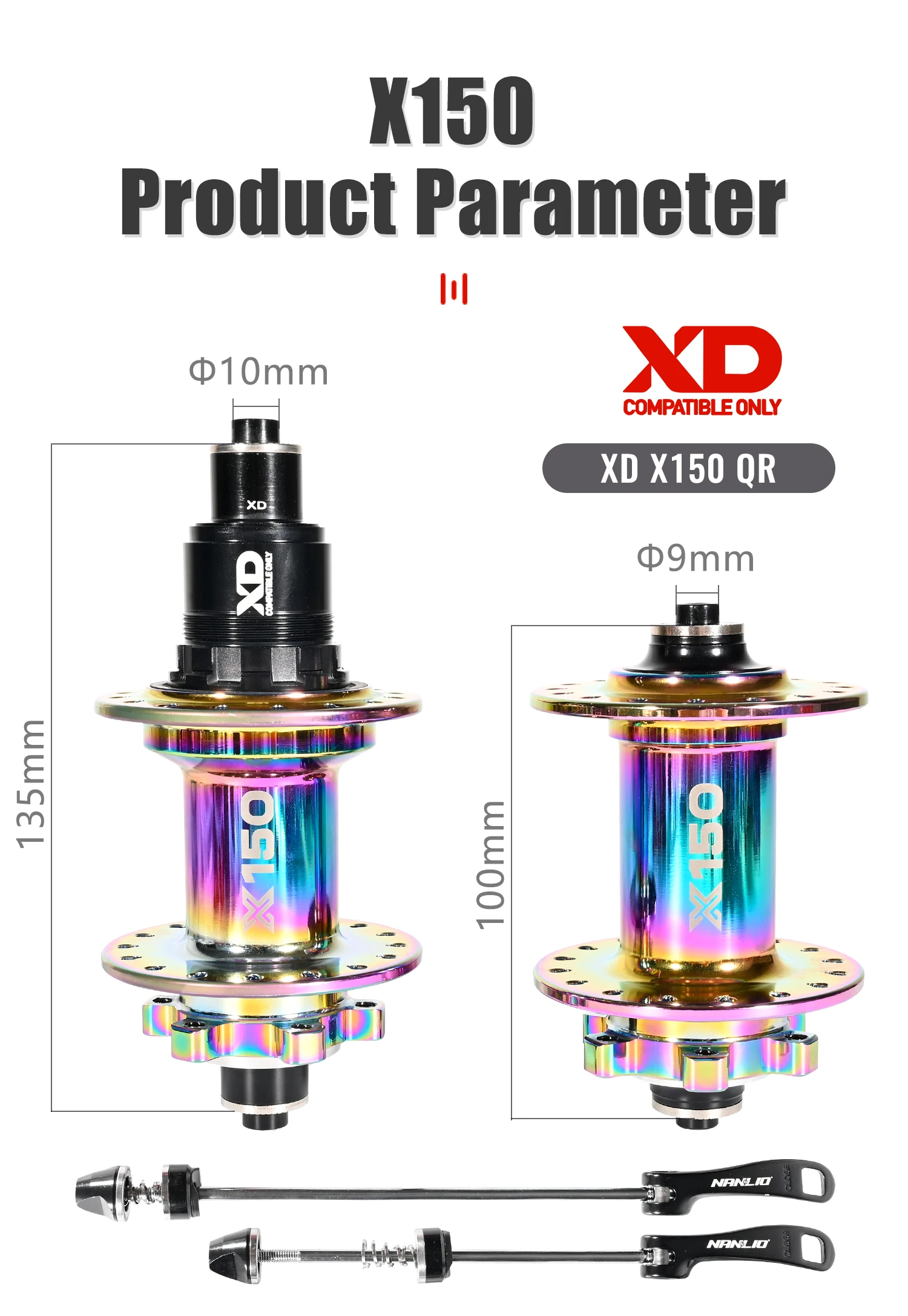 Nanlio X150 Bicycle Hub 6-Pawl 150T Click 28 32 36 Hole 8-12 Speed Loud Sound Hub For 26 27.5 29 Inches Superior to PRO7 TH390
