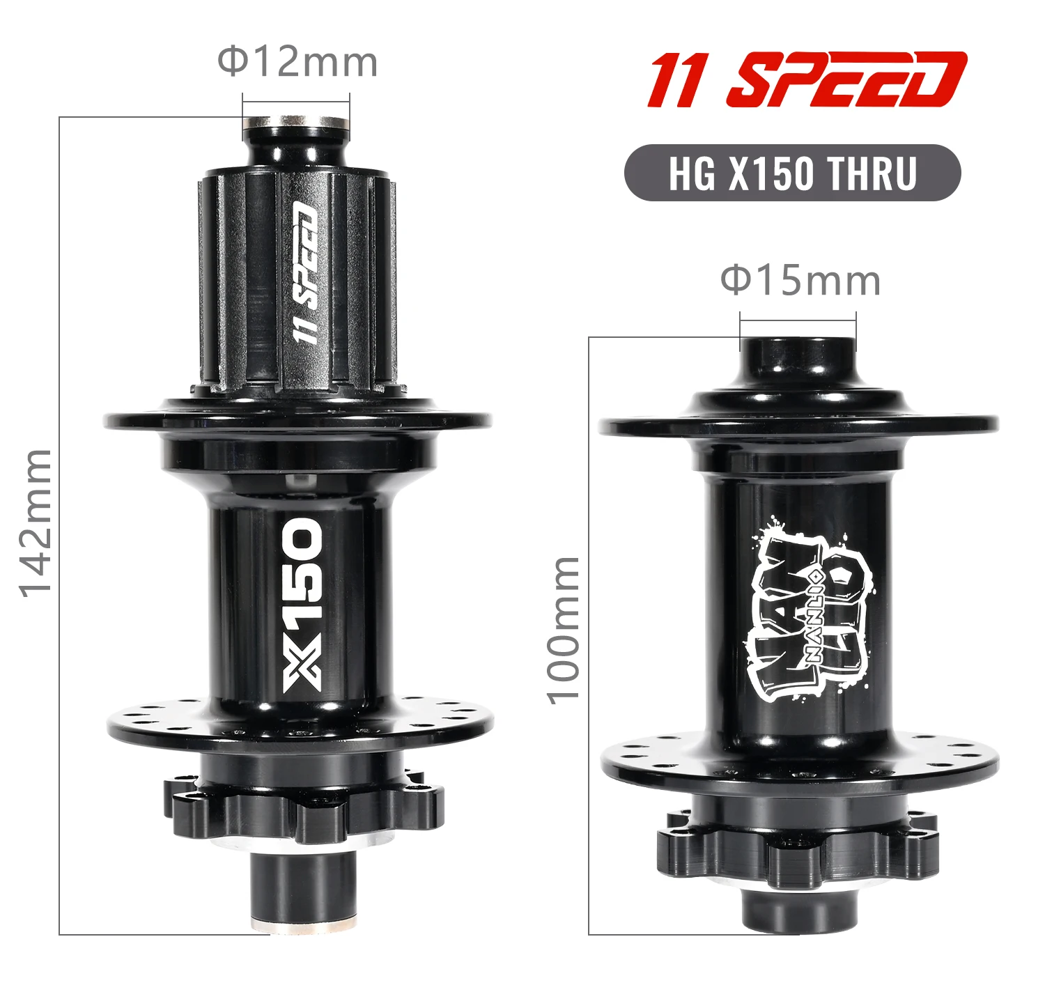 Nanlio X150 Bicycle Hub 6-Pawl 150T Click 28 32 36 Hole 8-12 Speed Loud Sound Hub For 26 27.5 29 Inches Superior to PRO7 TH390