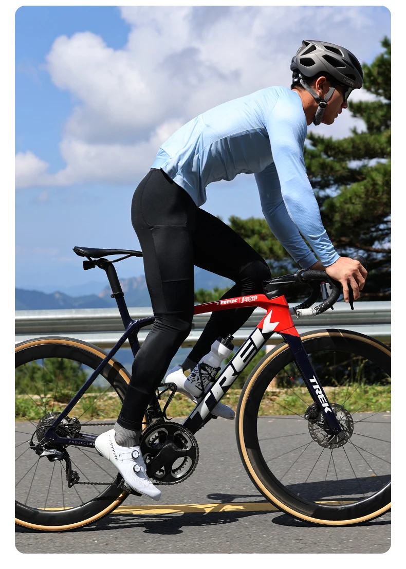 INBIKE Spring Men's Cycling Bibs Pants Bike Tights Leggings with 4 Pockets Men MTB Cycling Clothing Road Bike Mountain Toursers