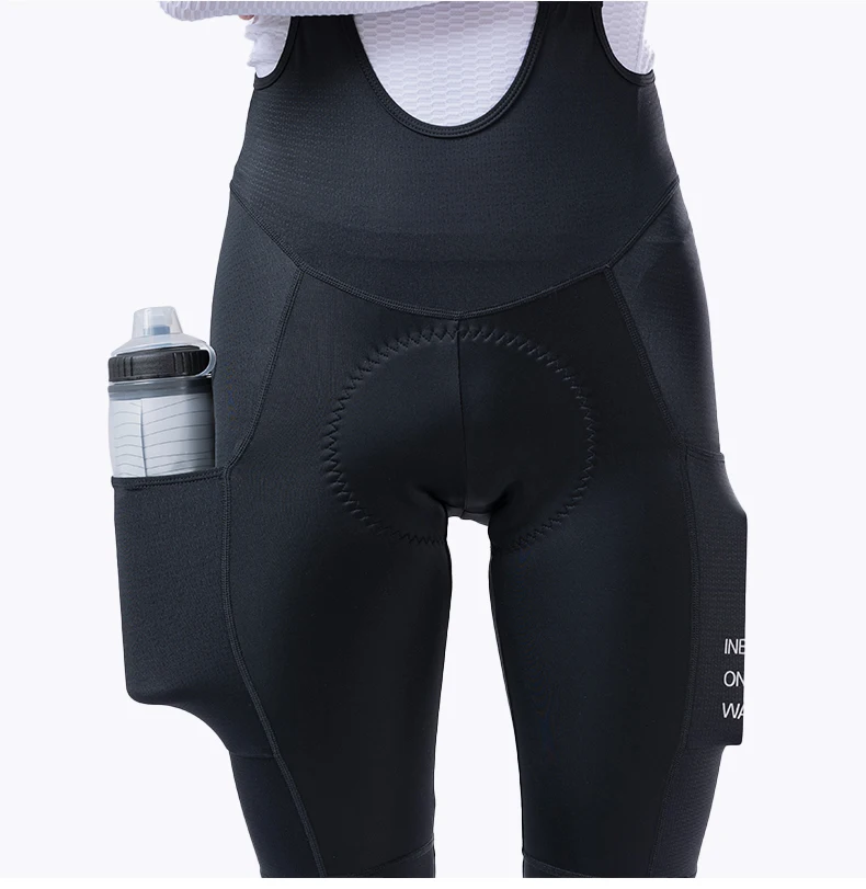 INBIKE Spring Men's Cycling Bibs Pants Bike Tights Leggings with 4 Pockets Men MTB Cycling Clothing Road Bike Mountain Toursers