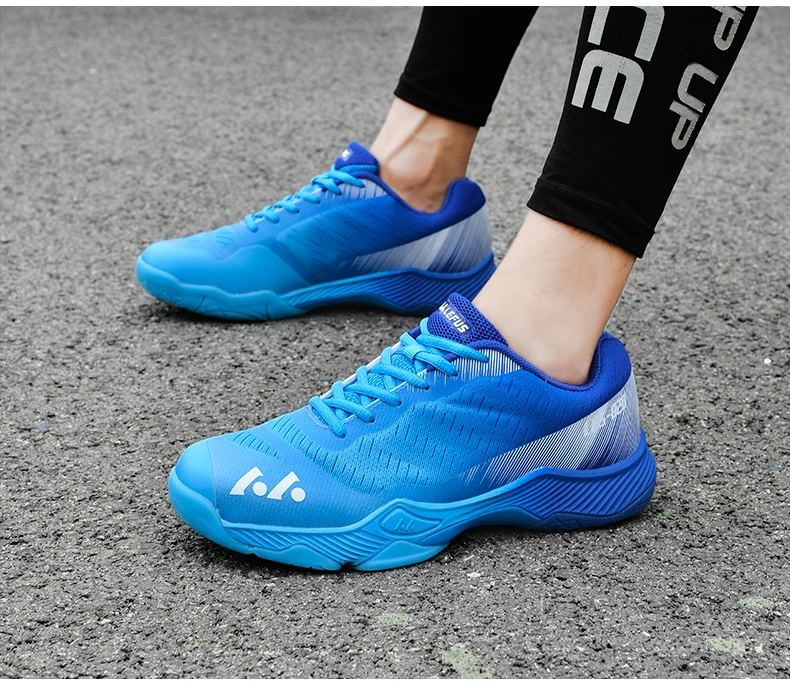 New Professional Badminton Shoes Couple's Training Shoes Anti-Skid Cushioning Men's and Women's Tennis Shoes Running Sneakers