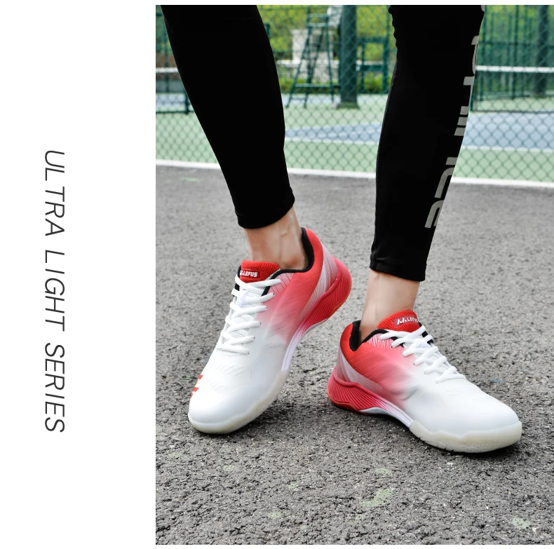 New Professional Badminton Shoes Couple's Training Shoes Anti-Skid Cushioning Men's and Women's Tennis Shoes Running Sneakers
