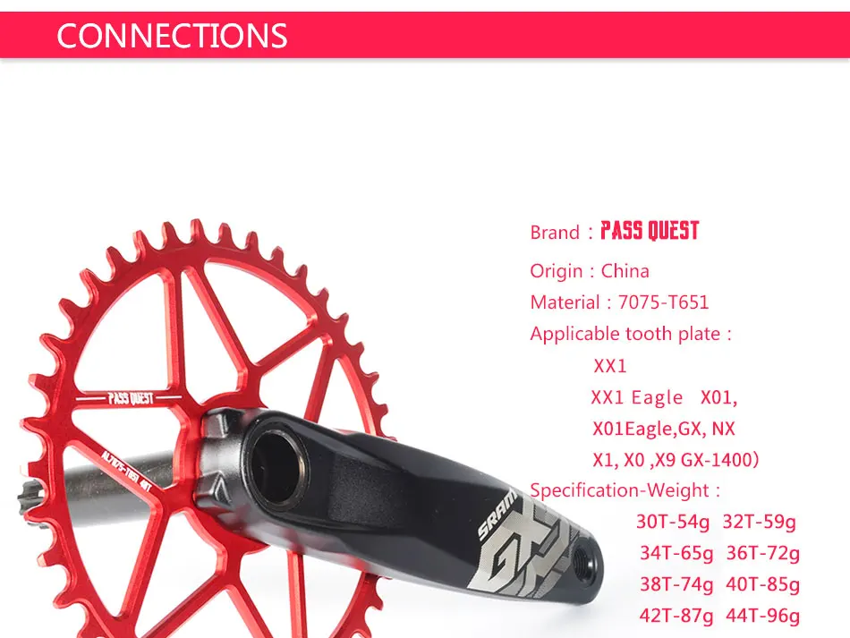 24T 26T 28T MTB Bike Groupset Chain Wheel Chainrings 30T 32T 34T 36T 38T 40T For Gxp Crank XX1 Eagle X01 X01Eagle NX X1
