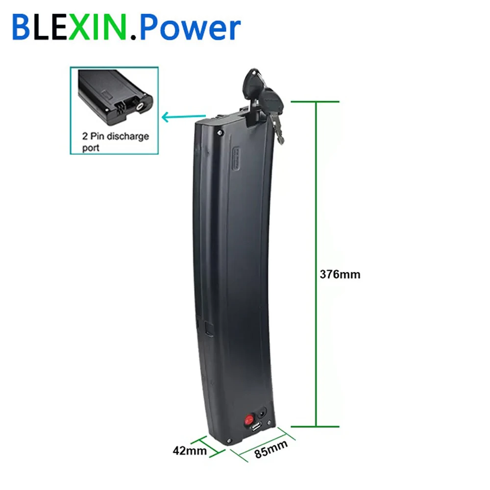 Hidden Ebike Battery Pack Curved Scimitar 36V 7.8Ah 9Ah 10.5Ah for NCM Easybike Lyon Richbit Folding Electric Bike 250w 350W