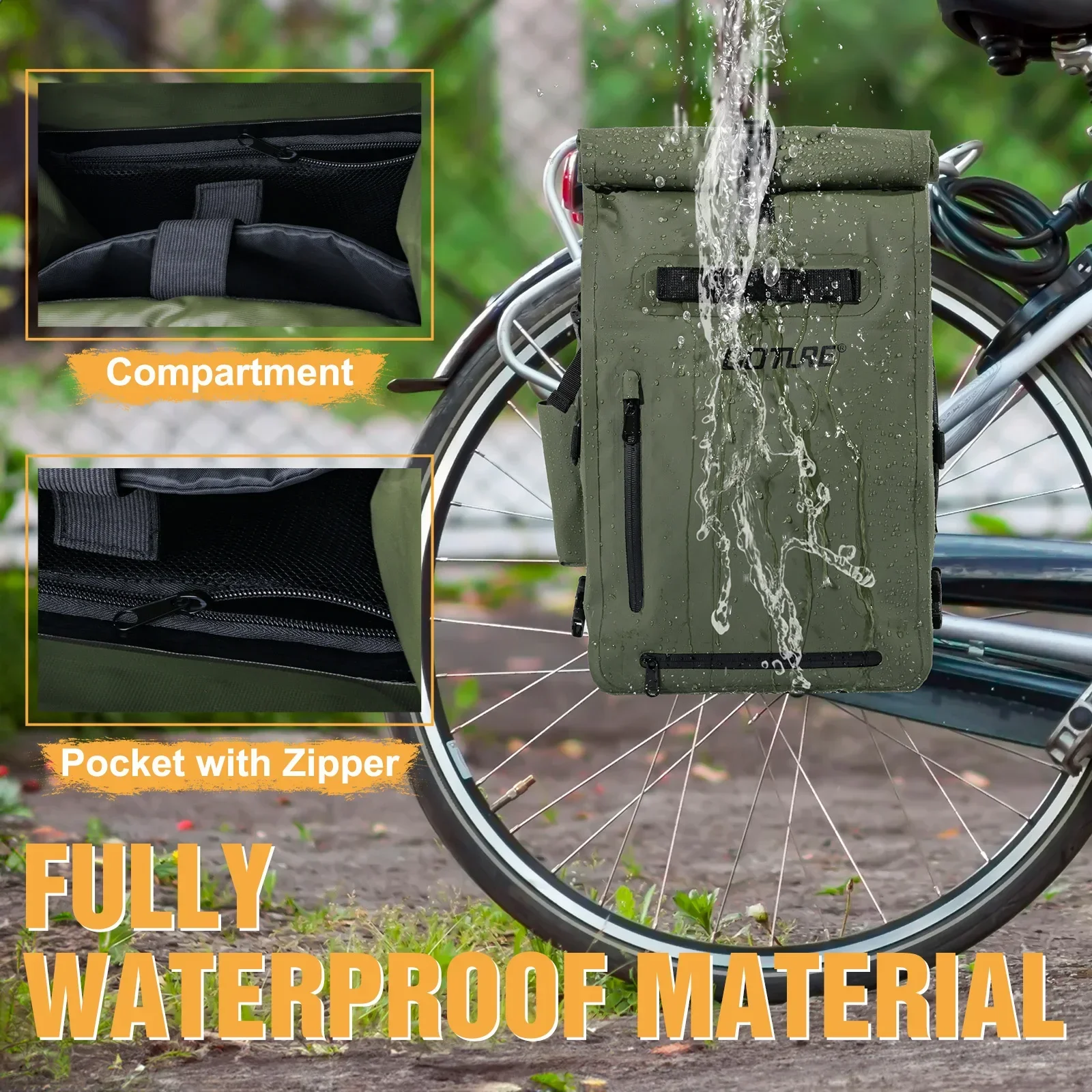 Goture 25L Cycling Backpack Mountaineering Hydration Bag Ultralight Outdoor Climbing Travel Bag Waterproof Fishing Backpack