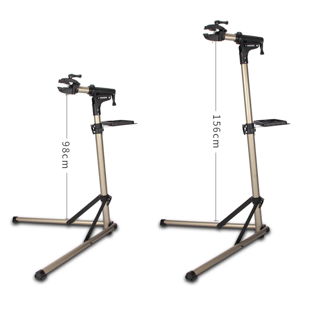 Aluminum Alloy Bike Stand Professional Bicycle Repair Adjustable Fold Bike Rack Holder Storage Bicycle Repair Stand